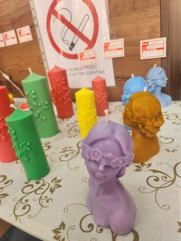 Sveće i svećnjaci: Sveća, bоја - Šareno — 6