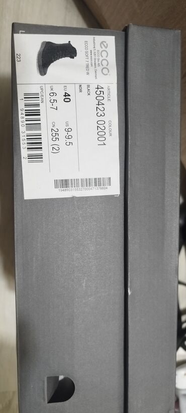 Сапоги: Сапоги, 40, Ecco, Б/у, цвет - Черный, Платная доставка, Самовывоз — 10