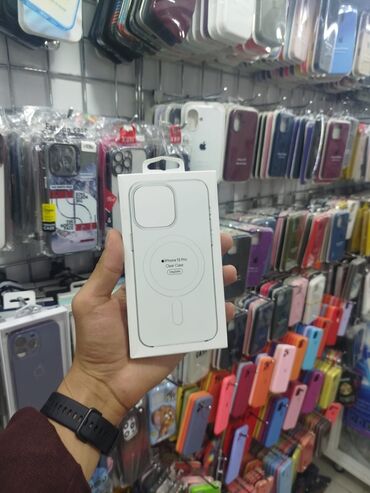 telfolar: Məhsul: iPhone 13 Pro üçün MagSafe uyğun şəffaf qoruyucu örtük (Apple