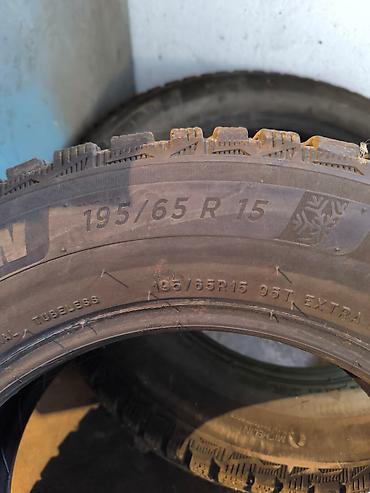 stud 100: Шины 195 / 65 / R 15, Зимняя шипованная, Б/у, Комплект, Легковые, Франция, Michelin — 2