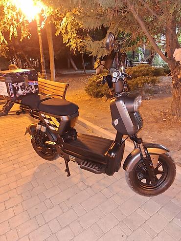 yalquzaq moto: Elektrik moped/scooter - Güclü elektrik mühərriki, səssiz və iqtisadi — 3