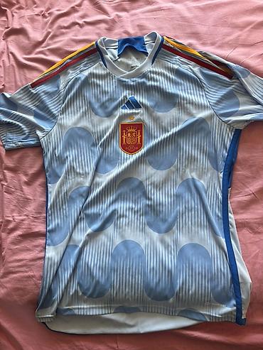 Kişi geyimləri: Futbolka, Adidas, L, rəng - Mavi — 1