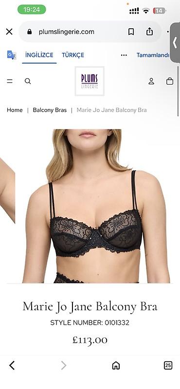 Büstqalterlər: Marie Jo Jane Half Padded Balcony Bra – Velvet Blue - Model: Jane — 2