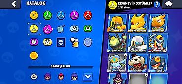 random pubg hesap: Brawl Stars oyunu üçün inkişaf etmiş hesab - Kupa sayı: 34 292 - — 10