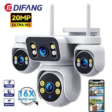 Техника и электроника: 8MP Ultra HD Wi‑Fi PTZ təhlükəsizlik kamerası - 8MP (Ultra HD) təsvir — 4