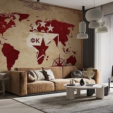 Ostalo: Zidne fototapete sa motivima FK Crvena zvezda - Tematski dizajn za — 10