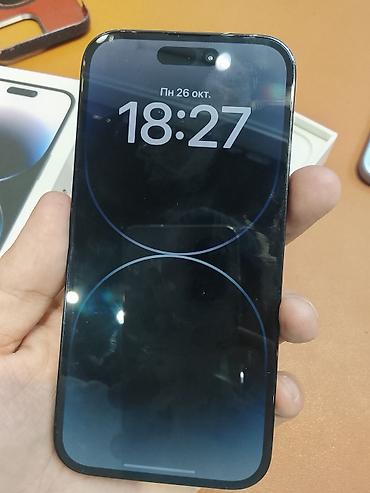 каропка айфон: IPhone 14 Pro, цвет Space Black дисплей родной на экране мелкая — 1