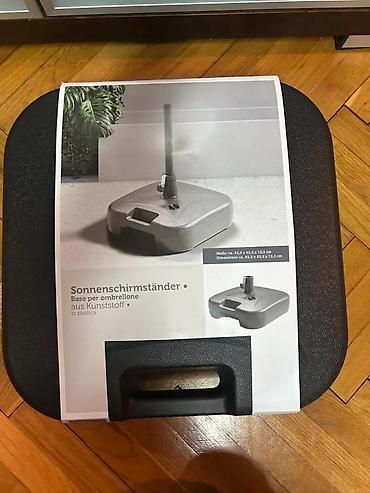 igracke za bazen: Postolje za suncobran – crno, punjivo (oko 22 L) - Materijal — 4