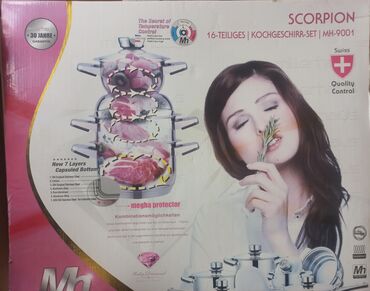 Mərmər effektli PVC panellər: Qazan, rəng - Gümüşü, Paslanmayan polad