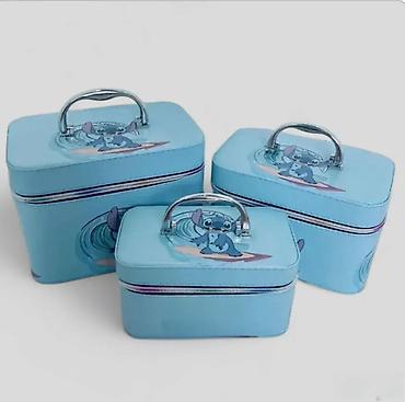 dior majce: Stitch Plave Putne Torbe 3u1 Neseseri za putovanja, izlazak ili kućnu — 1
