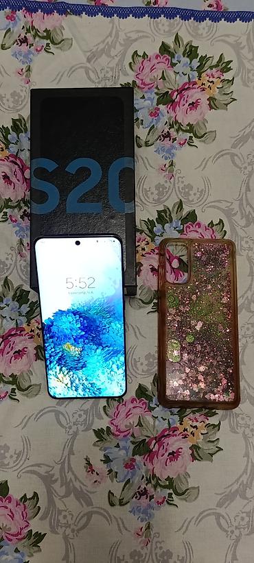 samsung s20 plus ekran: Samsung Galaxy S20, 128 GB, rəng - Ağ, Simsiz şarj — 1