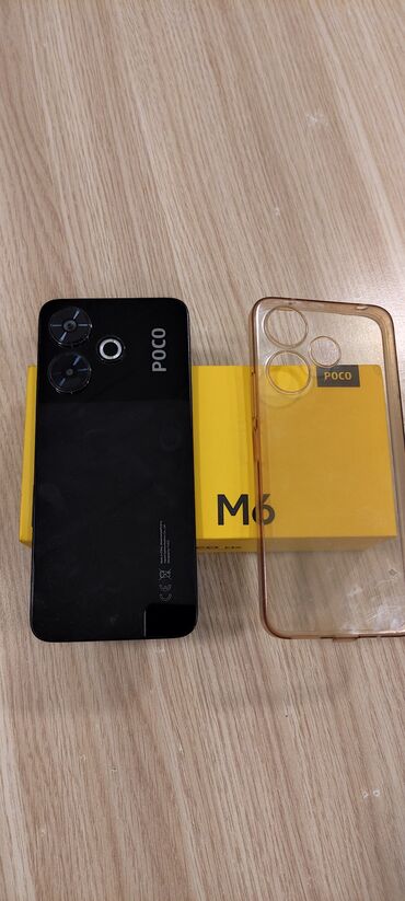 Poco: Poco M6, 128 GB, rəng - Qara, Barmaq izi