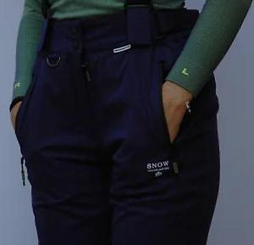 Ski pantalone: Ženske pantalone za sneg Snow Headquarter – tamnoplave - Dizajnirane — 14