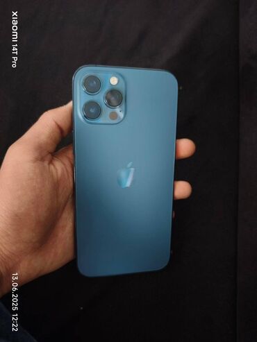 islenmis notebook aliram: IPhone 12 Pro Max, 256 GB, Pacific Blue