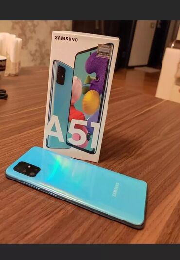 Samsung: Samsung A51, 128 GB, rəng - Mavi