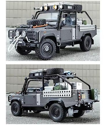 mitsubishi lancer evolution: Off-road model avtomobil – Defendər üslubunda detalı kolleksiya maketi — 9