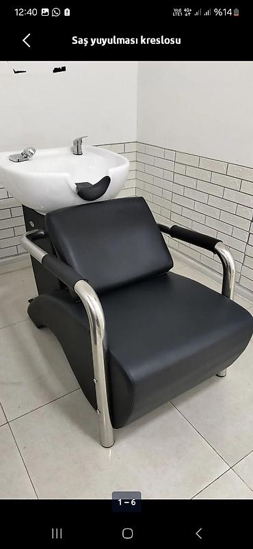 kafel temizleyici vasiteler: Saç yuyulması kreslosu və lavabo bloku razilasma yolu ile - Salonlar — 1