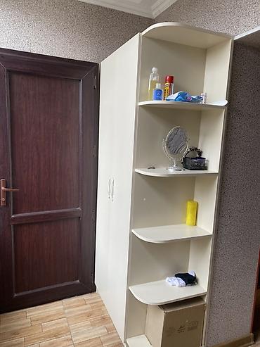 ofis dolablari: Giriş üçün güzgülü kupe şkaf - Rəng: açıq krem - Ön hissə: ikili — 3