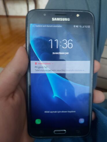 samsung a6: Samsung Galaxy J7, 16 GB, rəng - Qara, Düyməli