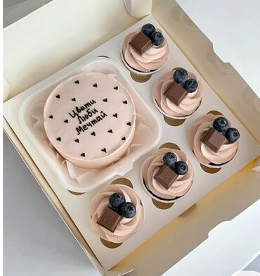 Кондитерские изделия, сладости: Именные торты на заказ - Десерты с творожным кремом оформлением в — 15