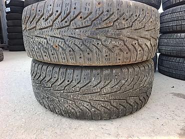 шины 235 65 r16c зимние: Шины 235 / 65 / R 16, Зимняя шипованная, Б/у, Пара, Легкий коммерческий транспорт (C/LT), Nokian — 1
