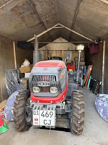 пахот: Мини-трактор LWNZ (красный) - Полный привод 4x4 - Дизельный — 2