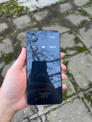 Xiaomi: Xiaomi Redmi Note 13, 256 GB, rəng - Qara, 
 Sensor, Barmaq izi, İki sim kartlı
