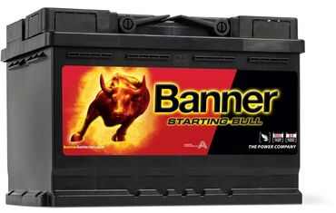Akkumulyatorlar: Banner, 60 ah, Orijinal, Almaniya, Yeni — 12