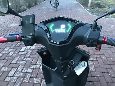 Скутеры: Скутер/электроскутер городского типа в агрессивном черном стиле — 5