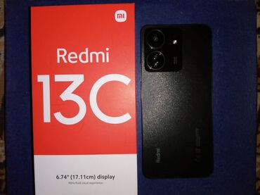 Мобильные телефоны: Xiaomi, Redmi 13C, Б/у, 128 ГБ, цвет - Черный, 2 SIM