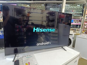 телевизор 52: Срочная акция Телевизоры Hisense 43 android диоганаль 110см высота 55