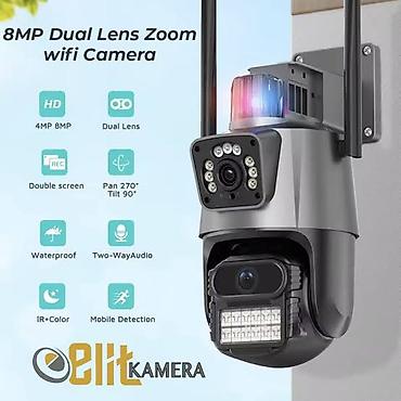 ucan kamera: 📸 V380 İki Kameralı 2MP Təhlükəsizlik Kamerası – Tam Nəzarət, Maksimum — 1