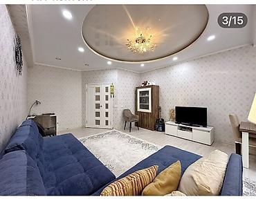 долинка комната: 3 комнаты, 100 м², Ала-Арча ТРЦ Элитка, 8 этаж, Евроремонт — 2