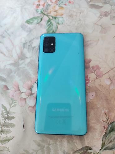 ən ucuz telefon mağazası: Samsung Galaxy A51, rəng - Mavi, Barmaq izi — 2