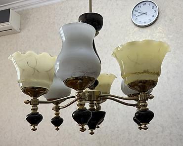 İşıqlandırma: Çılçıraq, 6 lampa, Metal — 3