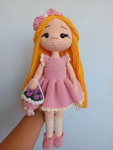 1 yas dekoru: Məhsul: Əlcəklə toxunmuş amiqurumi kuklalar - Material: yumşaq pambıq — 7