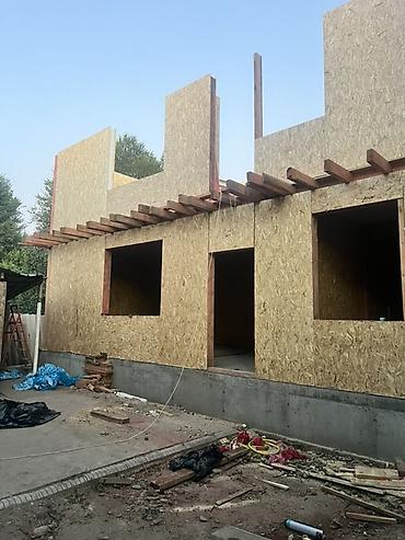 Сип-панель Каркасно-панельный дом из SIP/OSB на ленточном фундаменте at lalafo.kg Сип-панель Каркасно-панельный дом из SIP/OSB на ленточном фундаменте