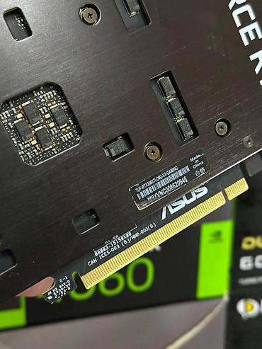gtx 3060: Videokart Asus GeForce RTX 3060 Ti, 8 GB, İşlənmiş — 3