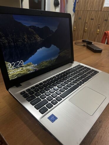 Ноутбуки и нетбуки: Ноутбук, Asus, 4 ГБ ОЗУ, Intel Celeron, 15.6 ", Б/у, Для несложных задач, память SSD