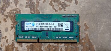 ддр3 2г: Оперативная память, Б/у, Samsung, 2 ГБ, DDR3, Для ноутбука