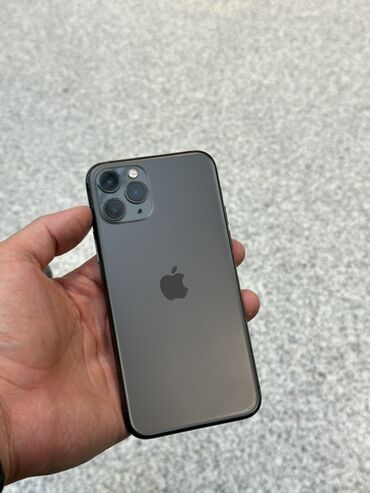 чехлы для айпад: IPhone 11 Pro, Колдонулган, 64 ГБ, Matte Space Gray, 100 %