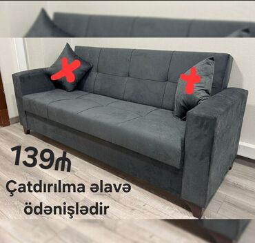 Masa və oturacaq dəstləri: Divan, Yeni, Açılan, Bazalı, Parça, Ödənişli çatdırılma