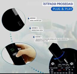 Mikrofonlar: Yeni Simsiz (Bluetooth) Mikrofon Ünvandan götürmə — 28