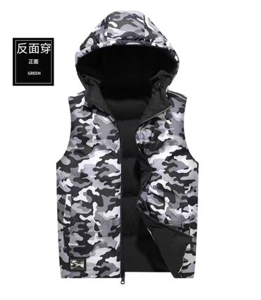 Другая мужская одежда: Новинка!!! Двухсторонний спортивный мужской жилет.Осень/зима. Размеры — 4