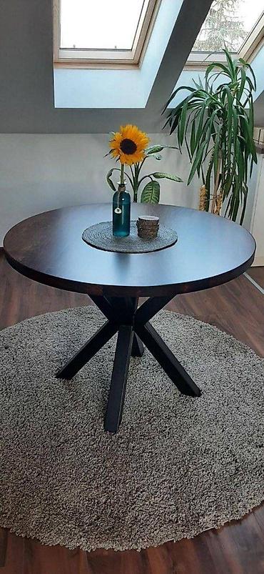 Stilski trpezarijski stolovi: OKRUGLI TRPEZARIJSKI STO FI100 BUKVA | Kontakt telefon 06******** — 11