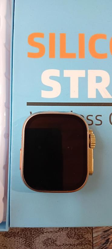 smart wacth: Yeni, Smart saat, Sensor ekran, rəng - Qızılı — 3