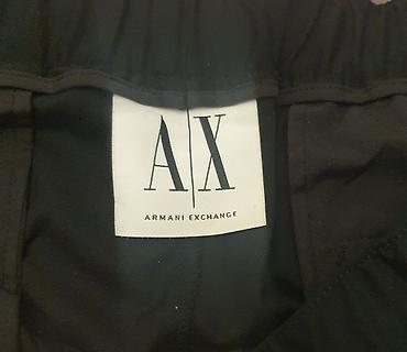 emperio armani: Armani Exchange (A|X) kişi şalvarı. Az işlənmiş Qara rəngdə, müasir və — 2