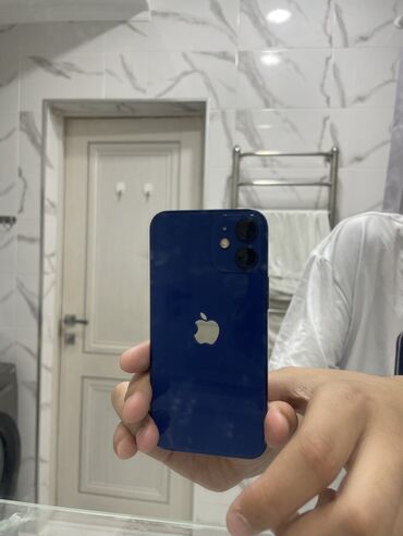iphone 12 про макс цена в бишкеке: IPhone 12 mini, Б/у, 64 ГБ, Синий, Зарядное устройство, Защитное стекло, Чехол, 74 %