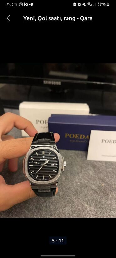 patek: İşlənmiş, Qol saatı, Patek Phillipe, rəng - Qara