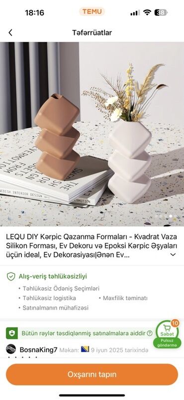 Şirniyyət qəlibləri: Şirniyyət qəlibləri, Silikon, 8 — 4